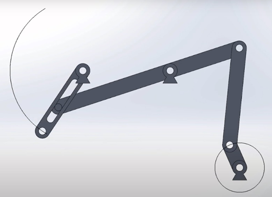 Conceptual assembly of biomimetic hummingbird testbed showing wing, 4-bar flapping mechanism, and integrated electronics